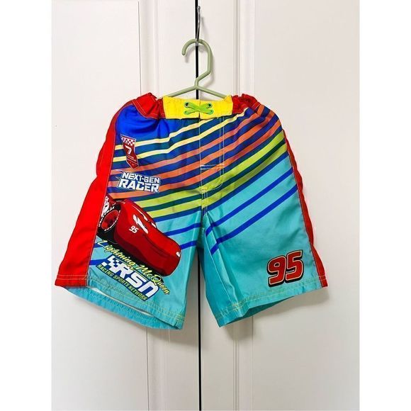 Disney Lightning McQueen Swim Shorts (Cars) - Picture 1 of 10